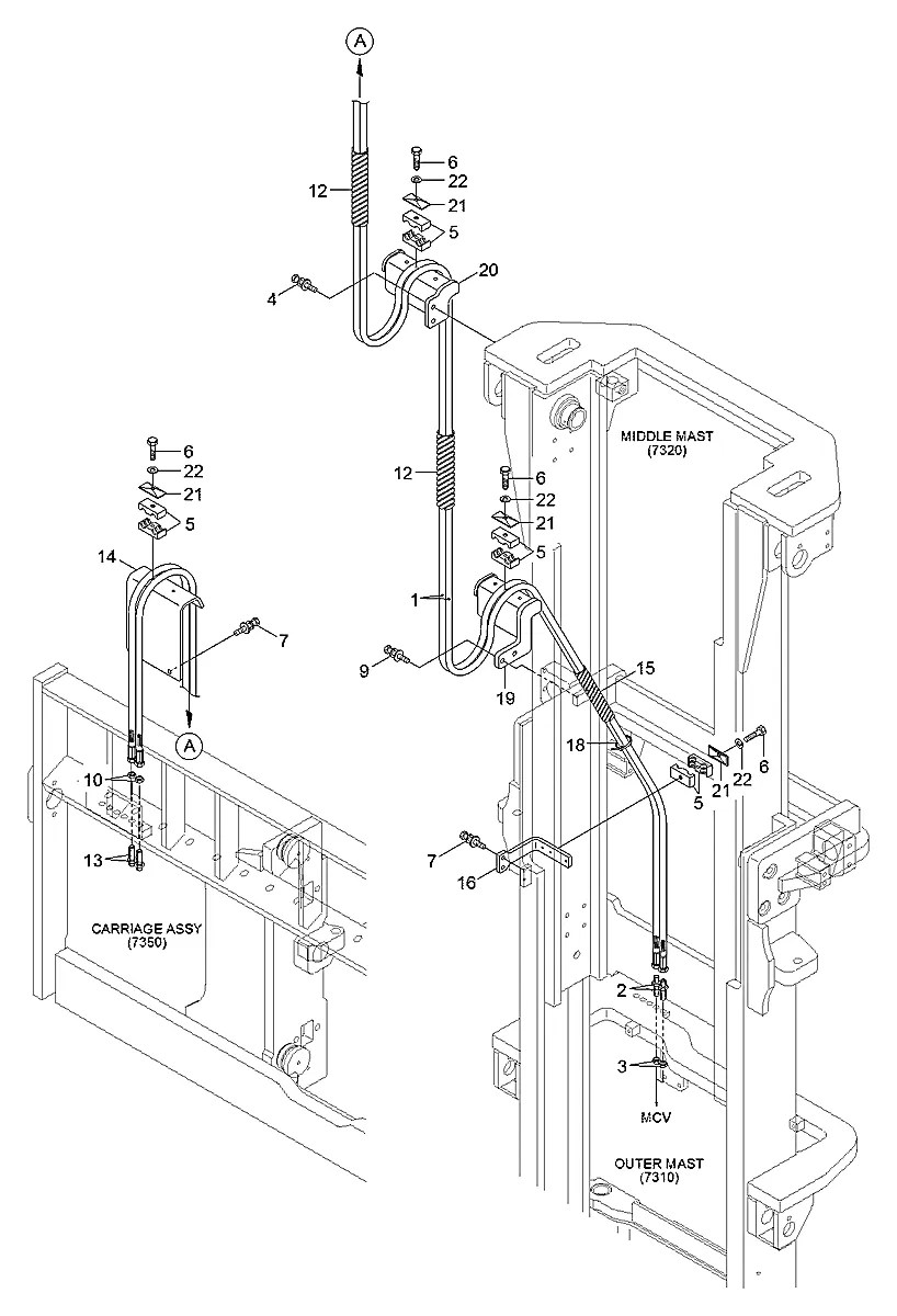 P910-064123 Empilhadeira Hyundai 60-70L-7A