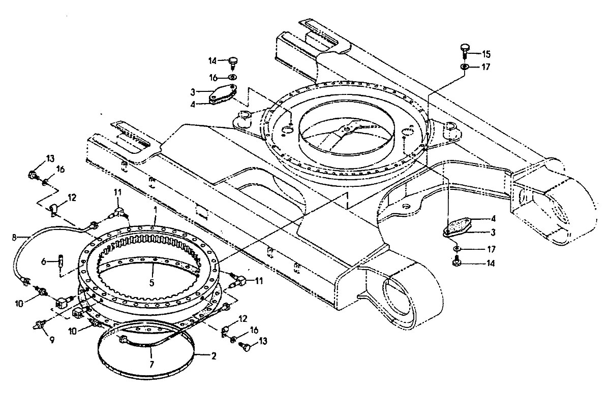 61E7-0057 Escavadeira de esteiras Hyundai R450LC