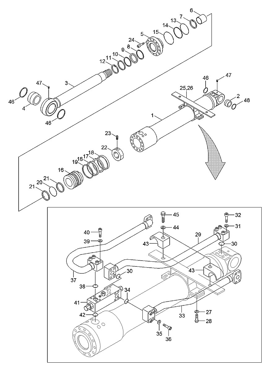 XKCD-03007 Escavadeira de rodas Hyundai R210W-9
