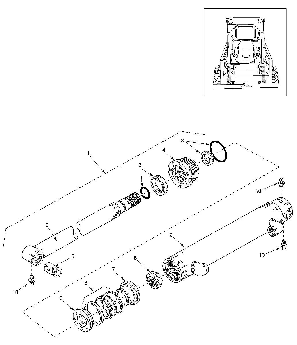 YCAC-01267 Mini carregadeira Hyundai HSL800T