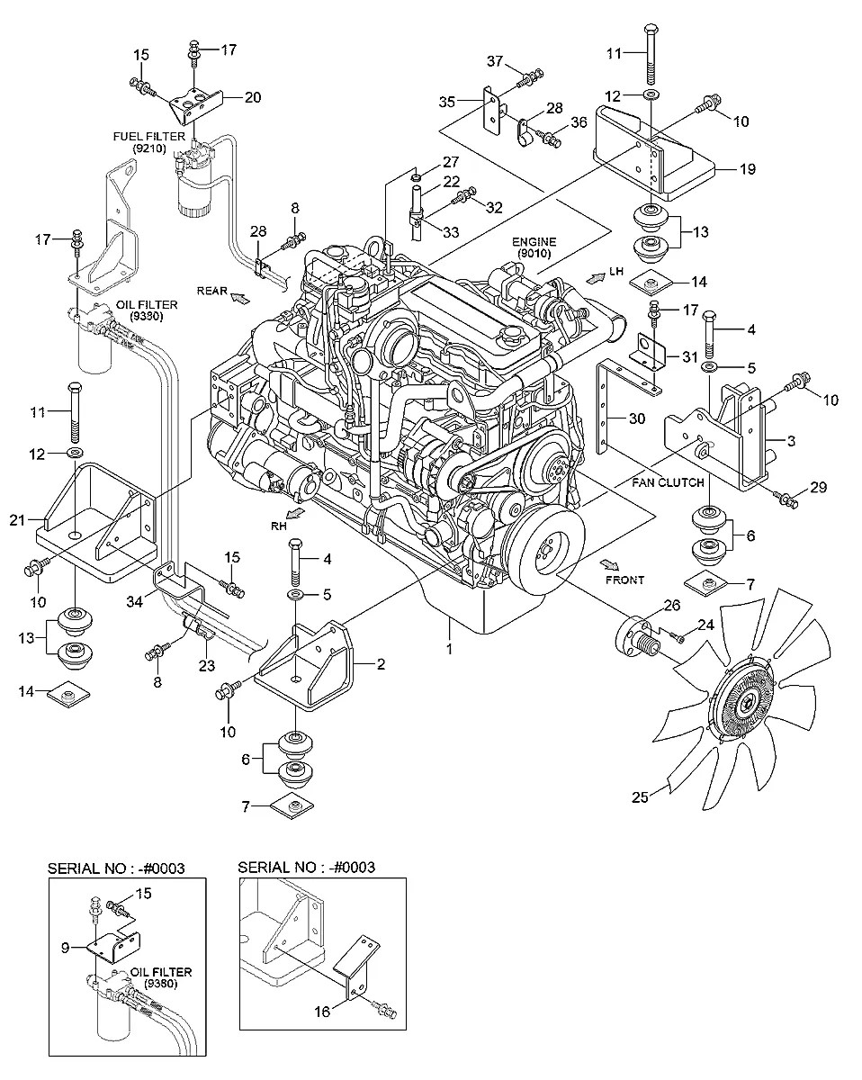 11K8-40411 Escavadeira de esteiras Hyundai HX260 L