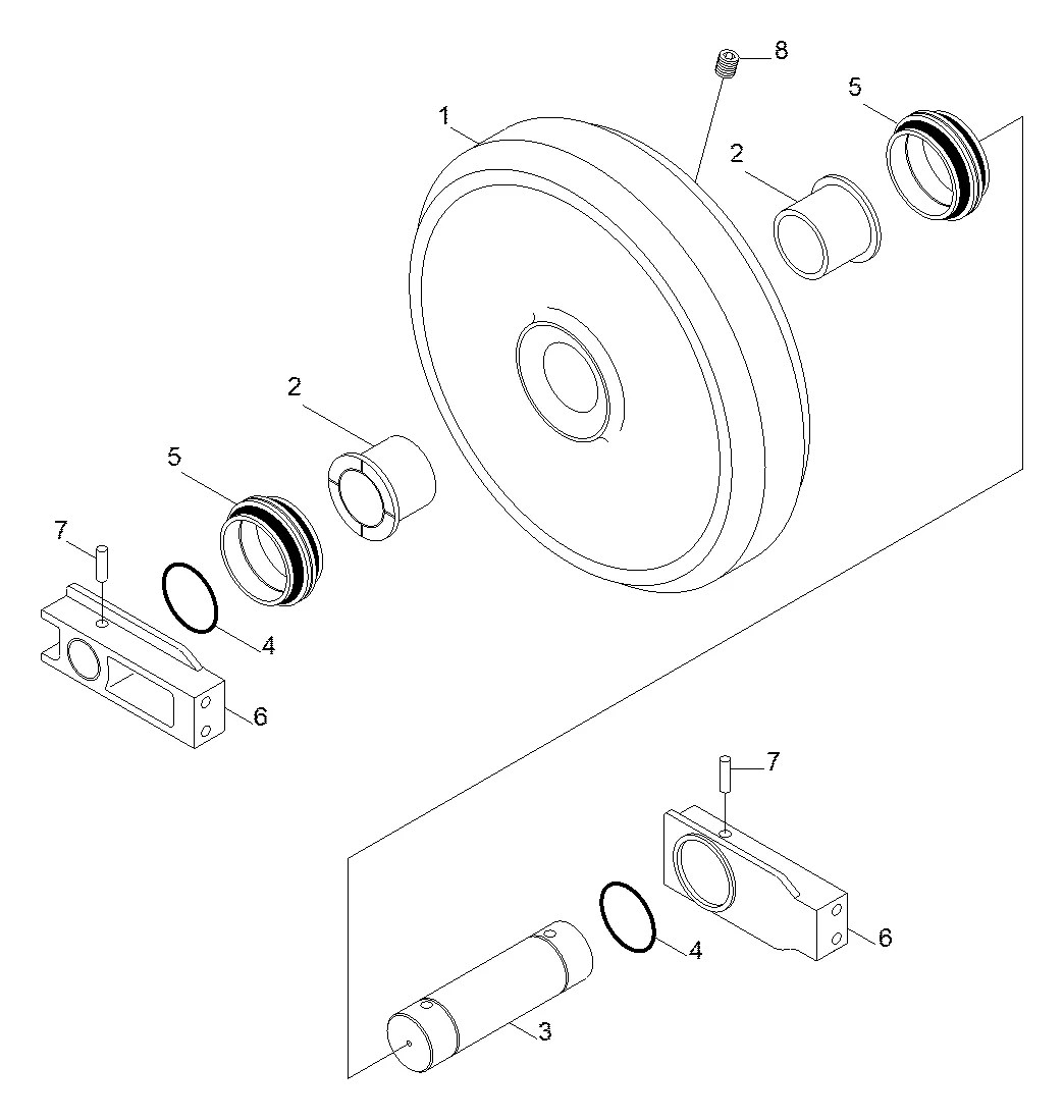 81E7-01030BG Escavadeira de esteiras Hyundai R500LC-7A