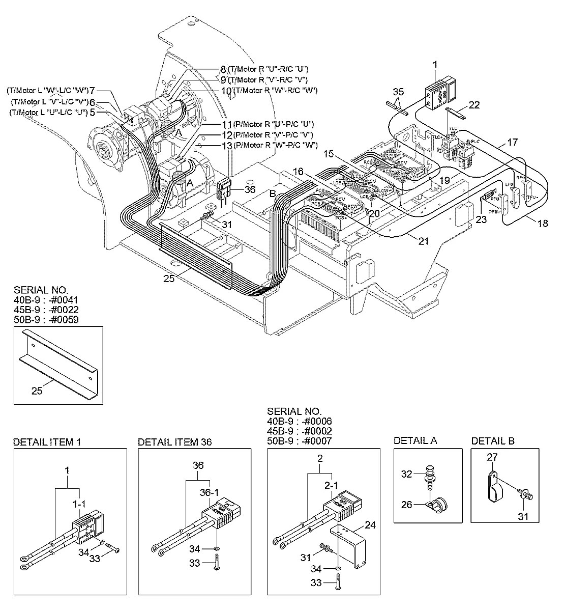 21B3-96210 Empilhadeira Hyundai 40-45-50B-9