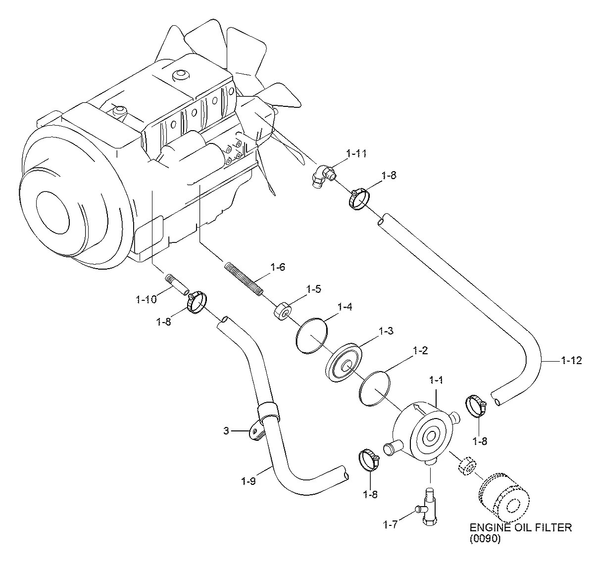 129258-49040 Escavadeira de esteiras Hyundai R55-3