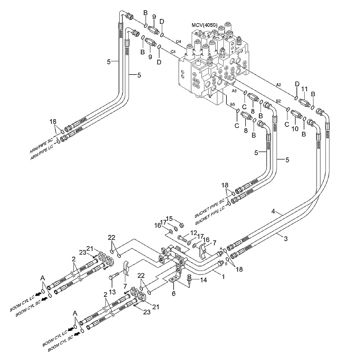 P943-128318DS Escavadeira de esteiras Hyundai R180LC-9S
