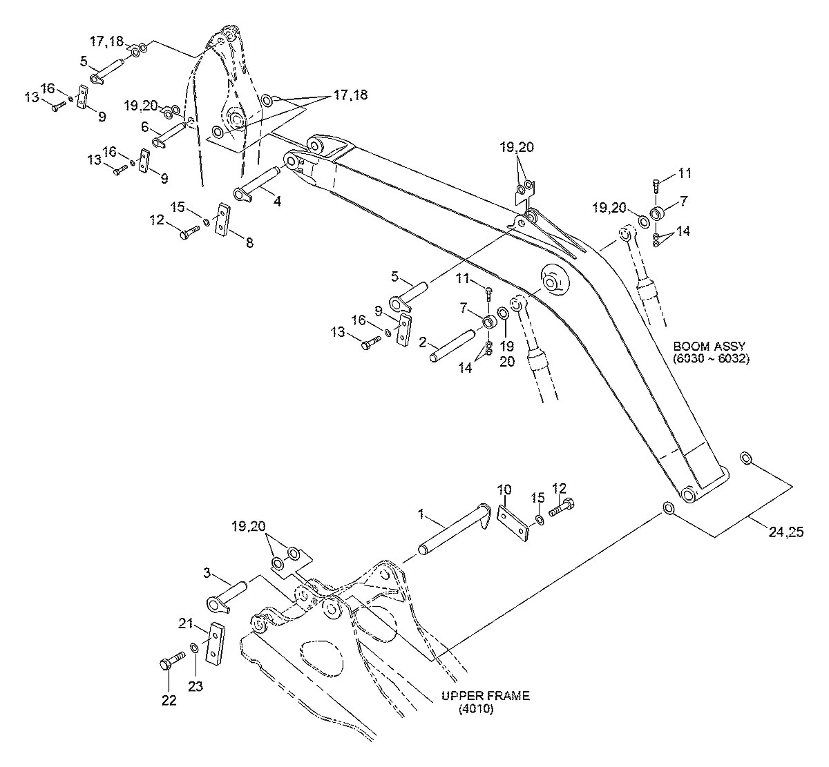 S017-200352 Escavadeira de esteiras Hyundai R450LC-3
