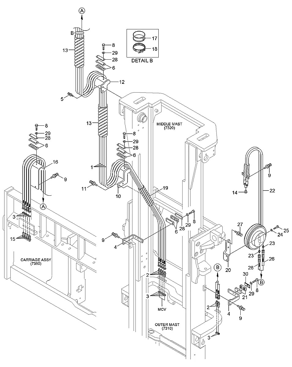 P910-064028 Empilhadeira Hyundai 60-70L-7A