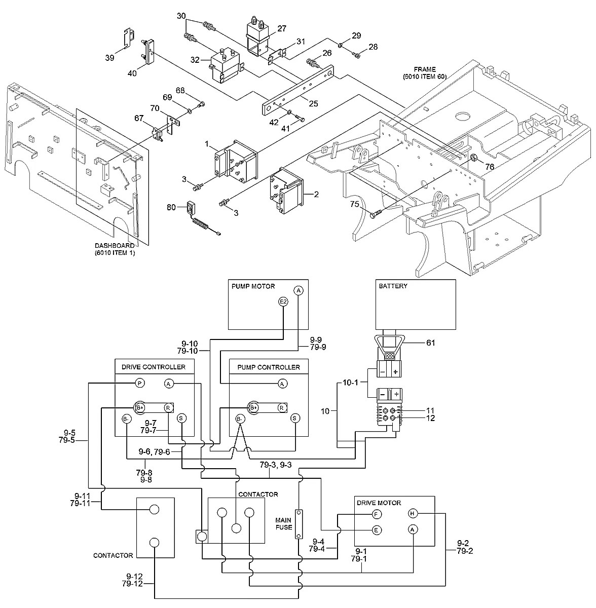 662P46516 Empilhadeira Hyundai HBF18-III
