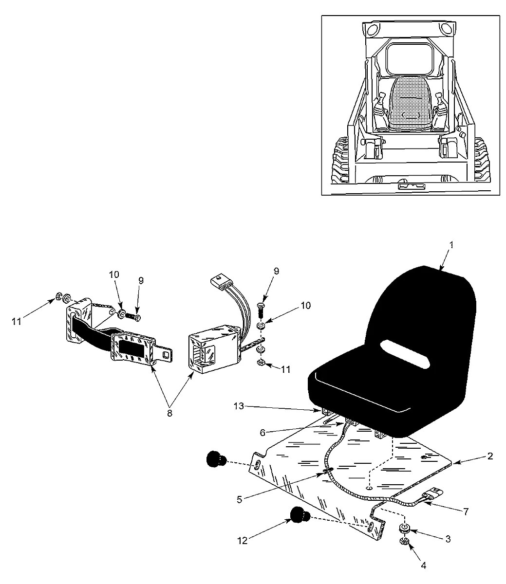 YCAC-01040 Mini carregadeira Hyundai HSL600-680T