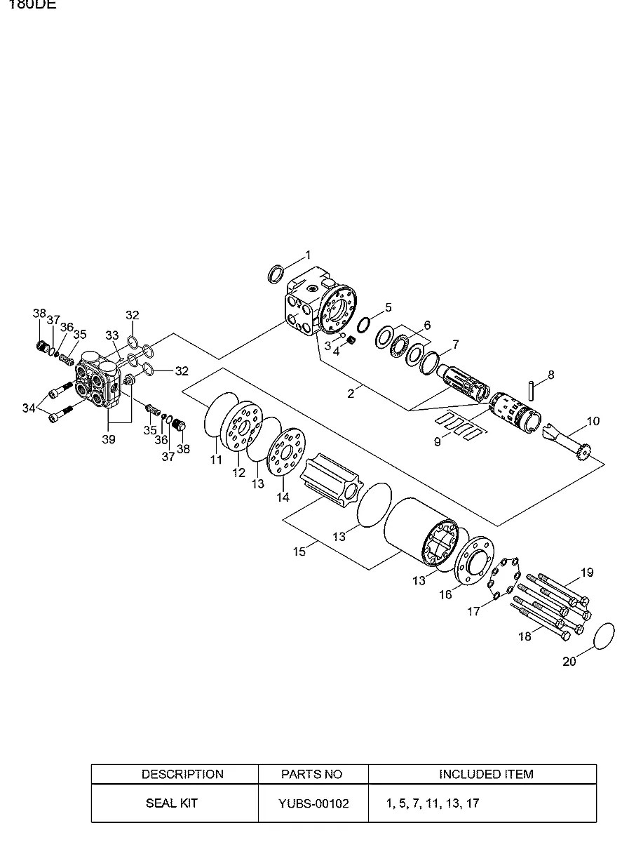 31LP-30010 Empilhadeira Hyundai 180D-7E