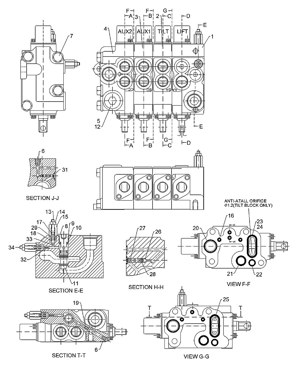 33FG-02001 Empilhadeira Hyundai HLF20-25-30C-5