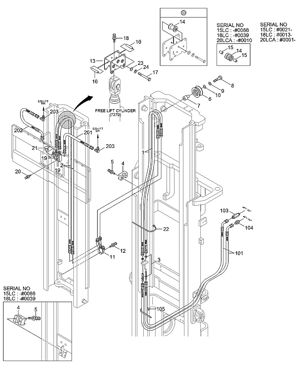 P933-044027 Empilhadeira Hyundai 18LCA-7