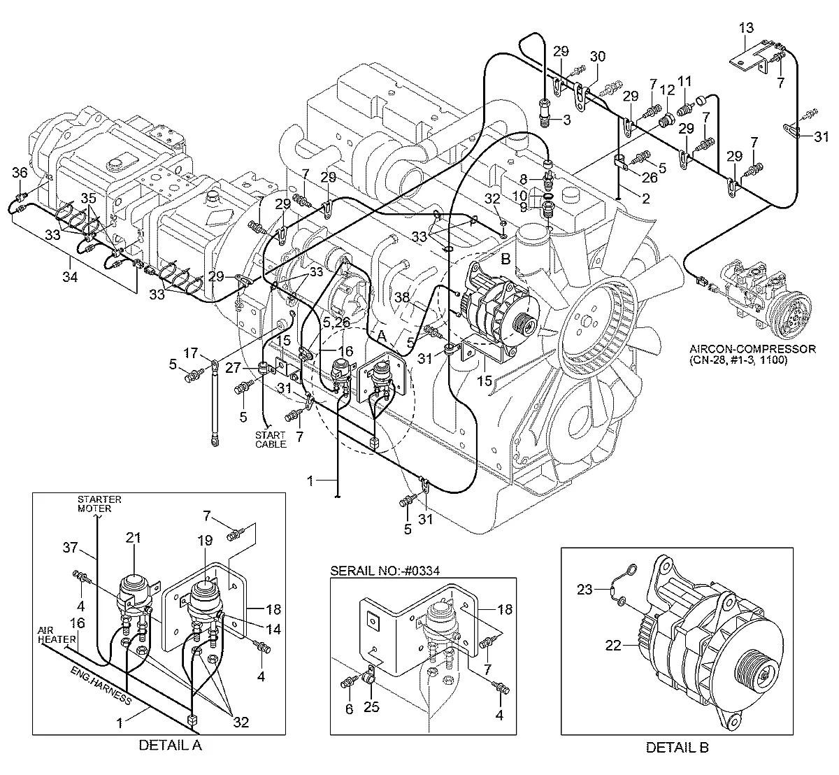 21EN-00500 Escavadeira de esteiras Hyundai R210LC-7