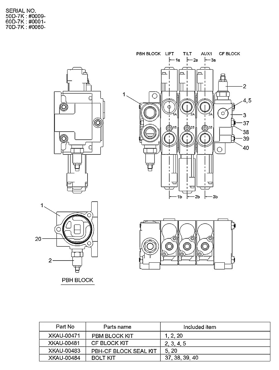 32FQ-02700 Empilhadeira Hyundai 50-60-70D-7K