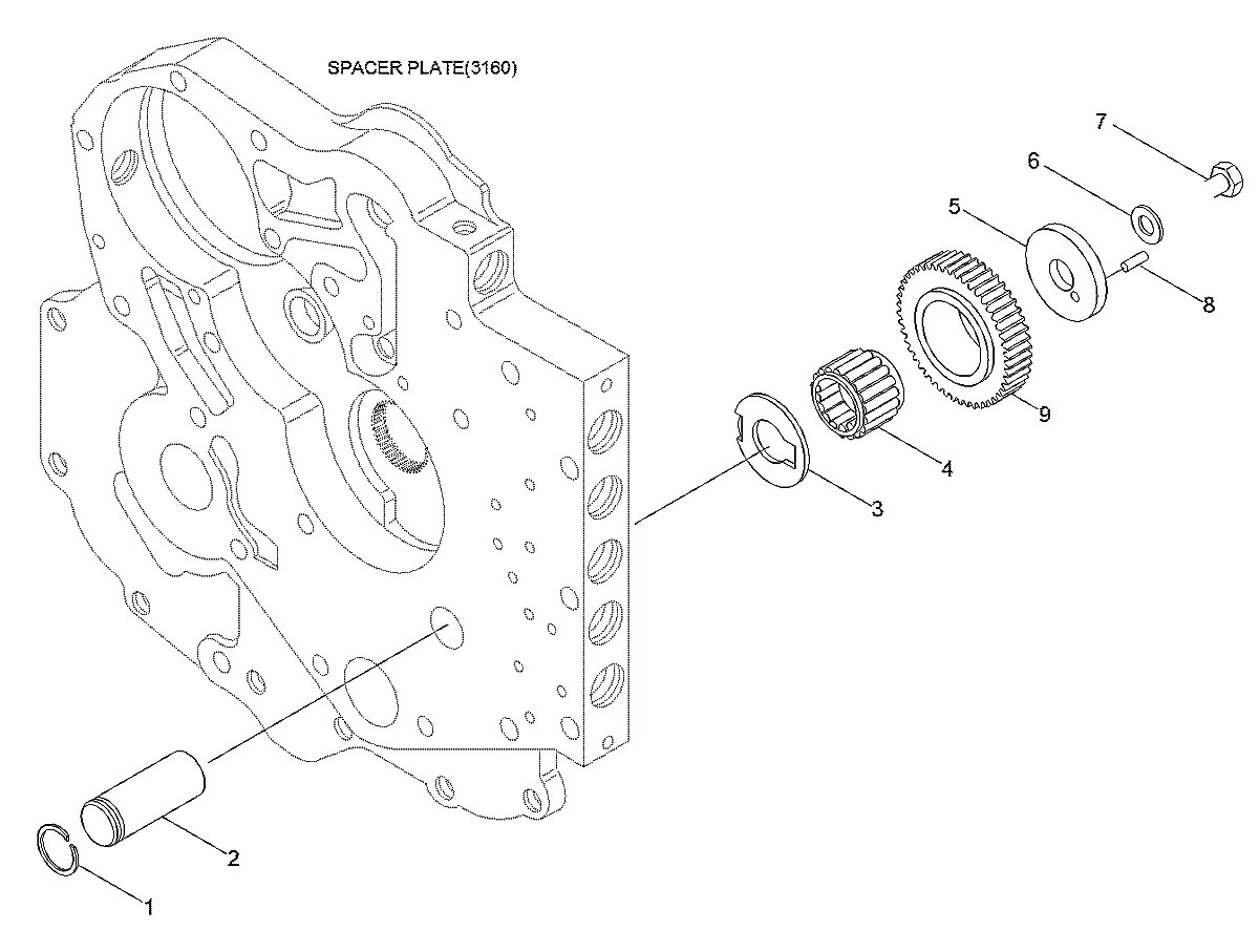 246384 Trator de esteira Hyundai H70-LGP