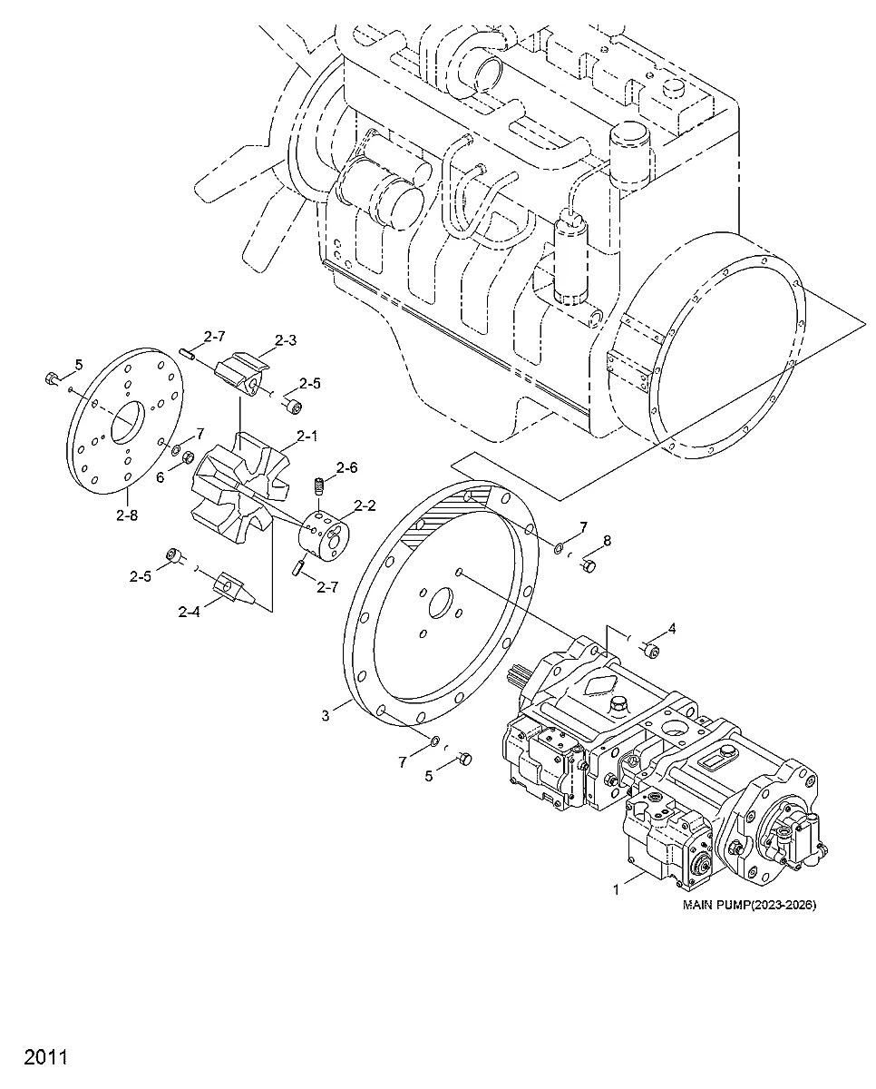 31EM-10100 Escavadeira de rodas Hyundai R200W