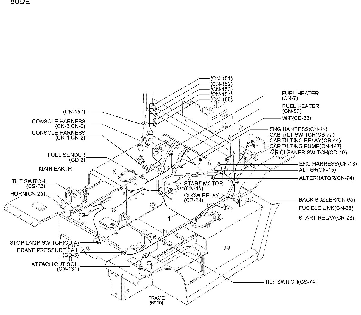 21FQ-38115 Empilhadeira Hyundai 80D-7E