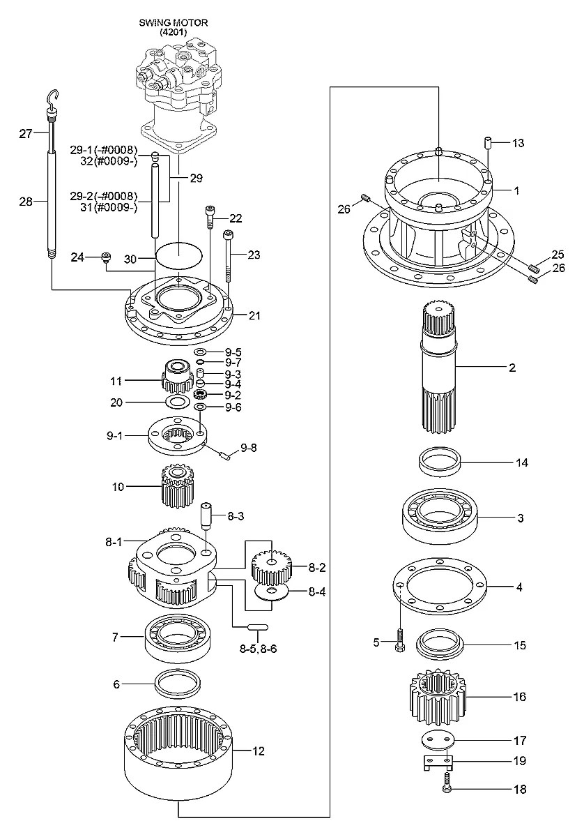 XKAQ-00460 Escavadeira de esteiras Hyundai R1200-9