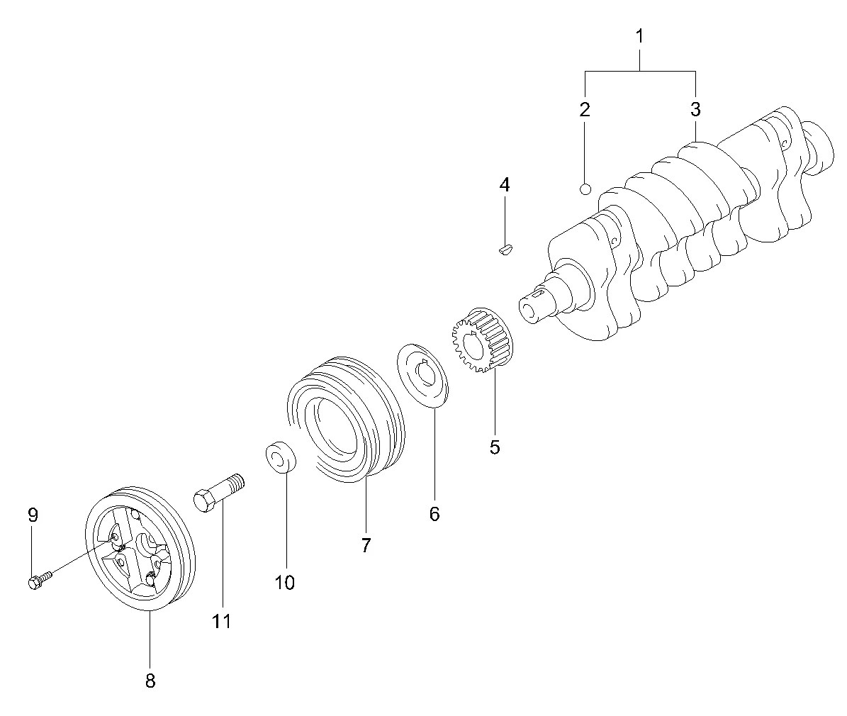 25212-23C00 Empilhadeira Hyundai 30L-7