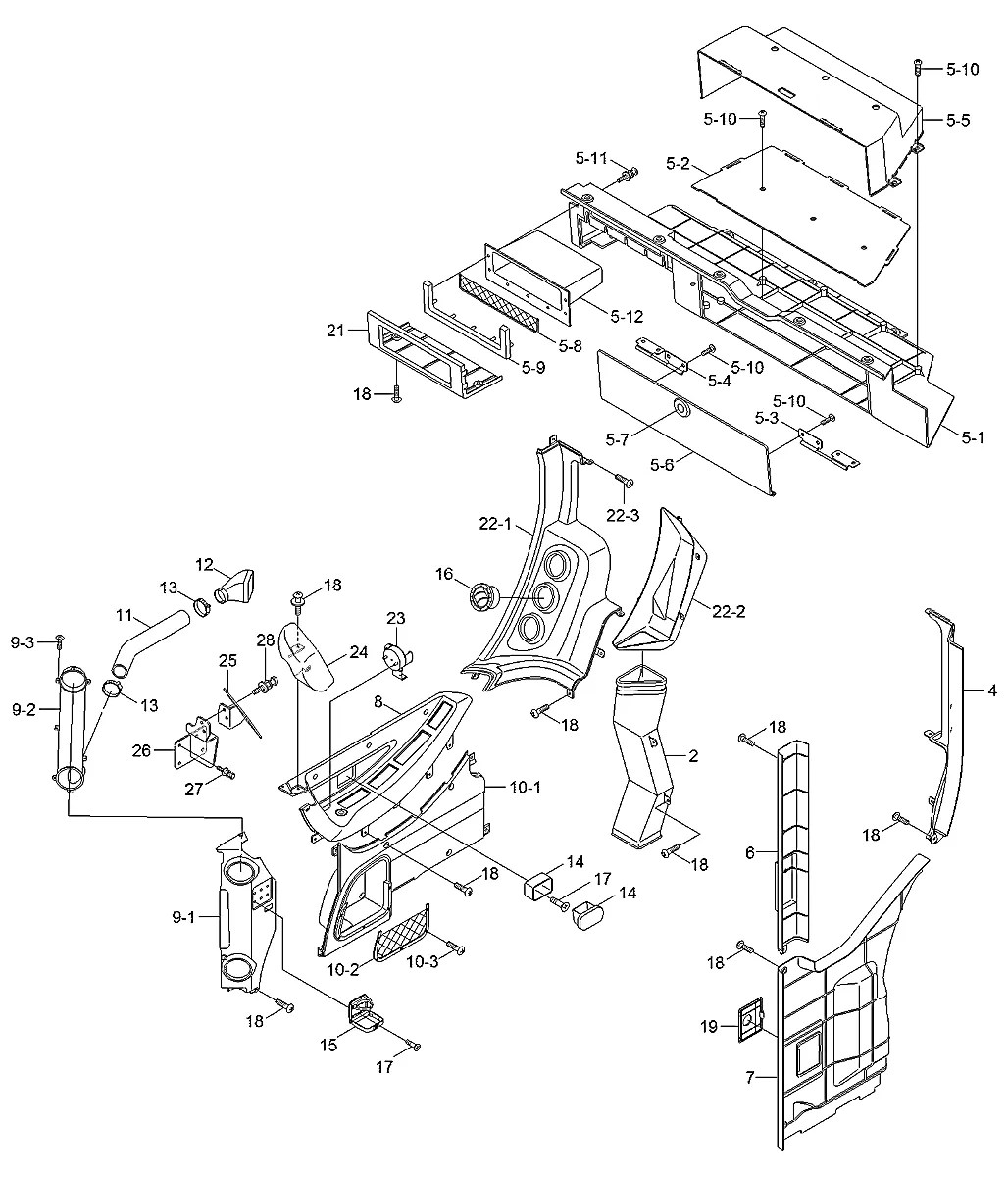 71ML-26100 Escavadeira de esteiras Hyundai R80CR-9A