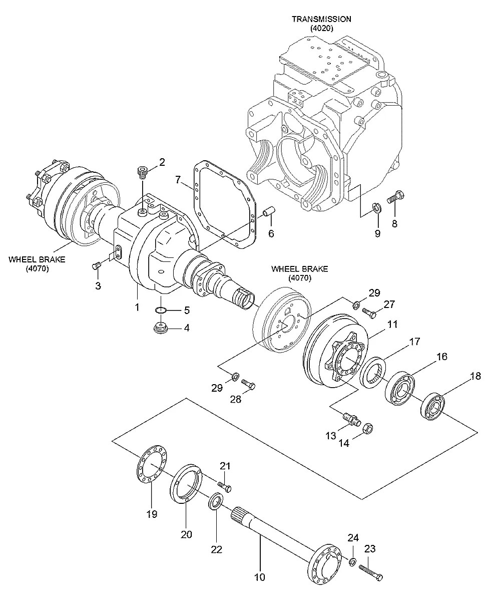 01602-21442 Empilhadeira Hyundai HLF30C-5
