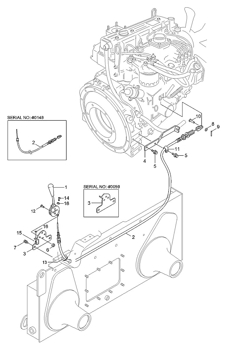 11M6-53140 Mini carregadeira Hyundai HSL610