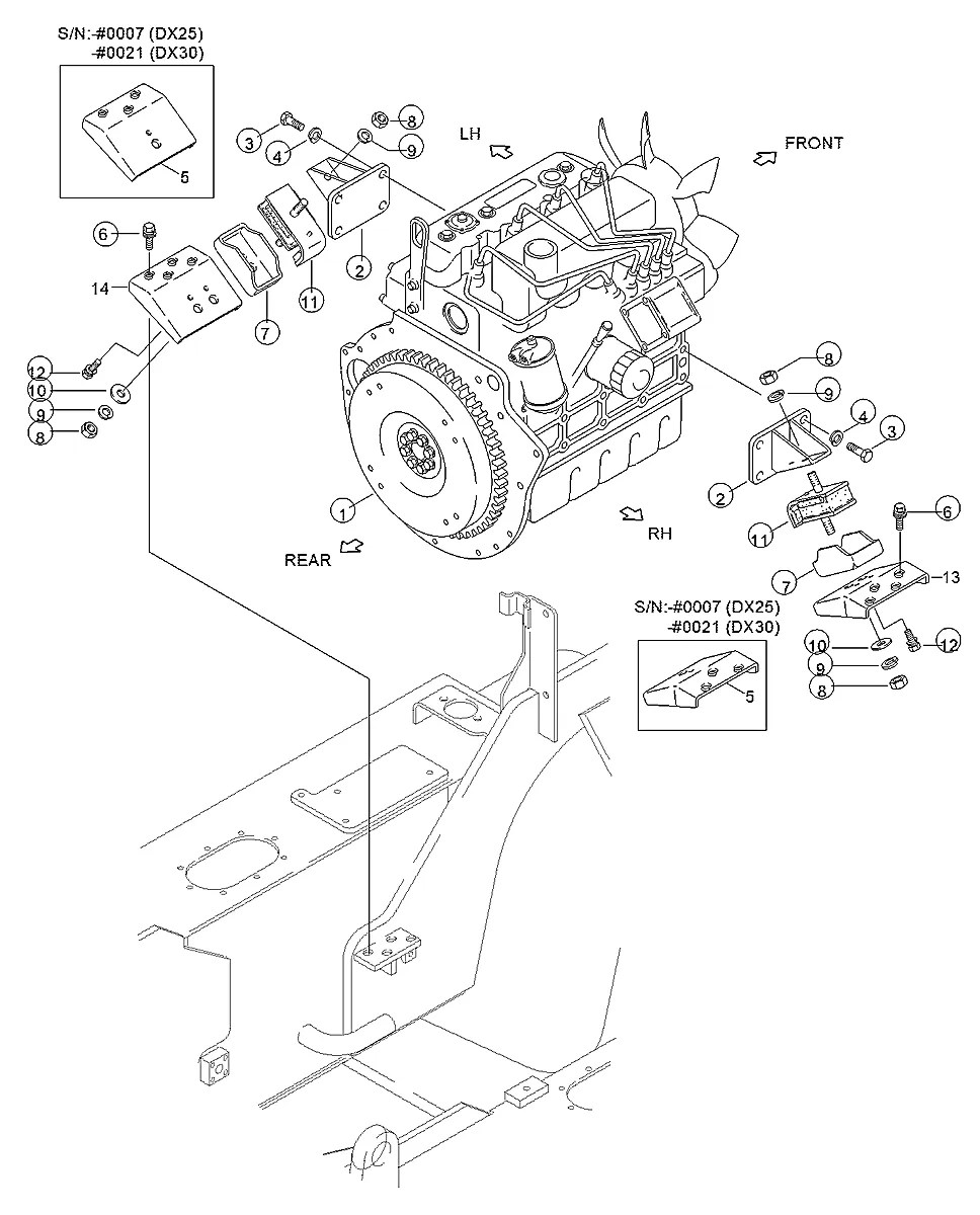 11FA-61800 Empilhadeira Hyundai DX30