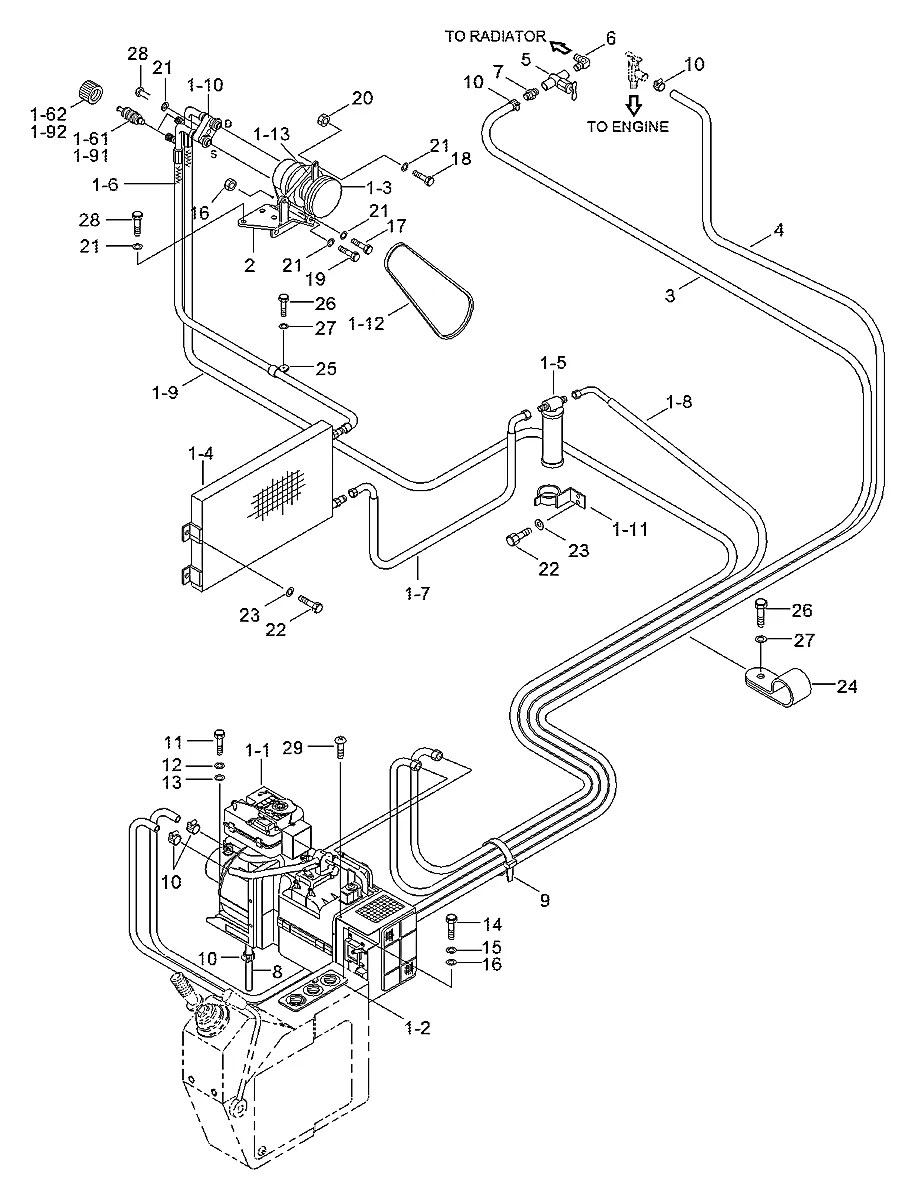 11W1-90080 Equipamento florestal Hyundai R210LL-3