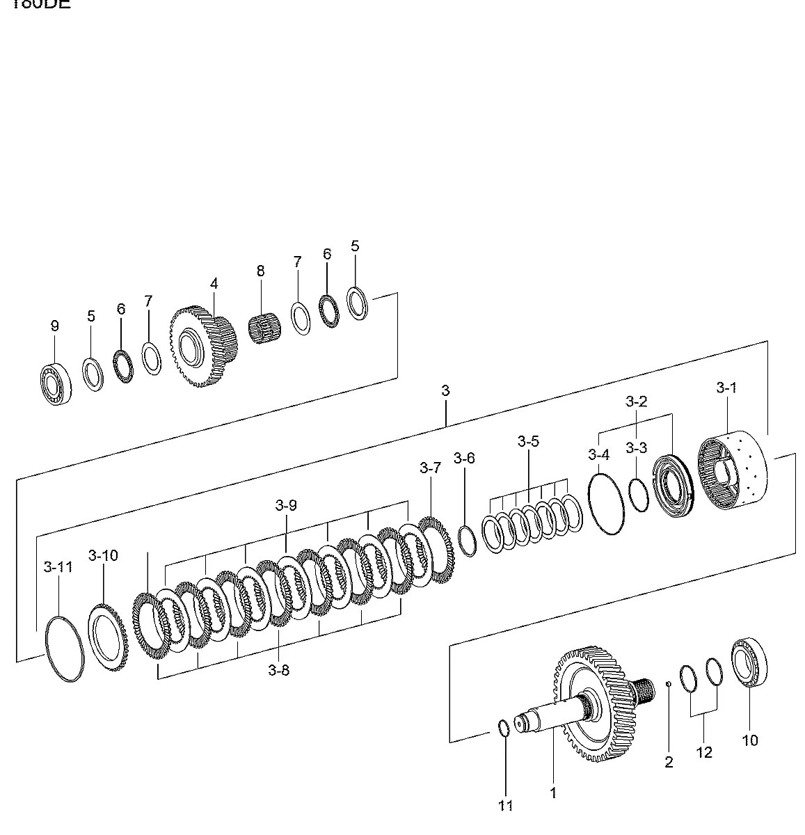 ZGAQ-03823 Empilhadeira Hyundai 180D-7E
