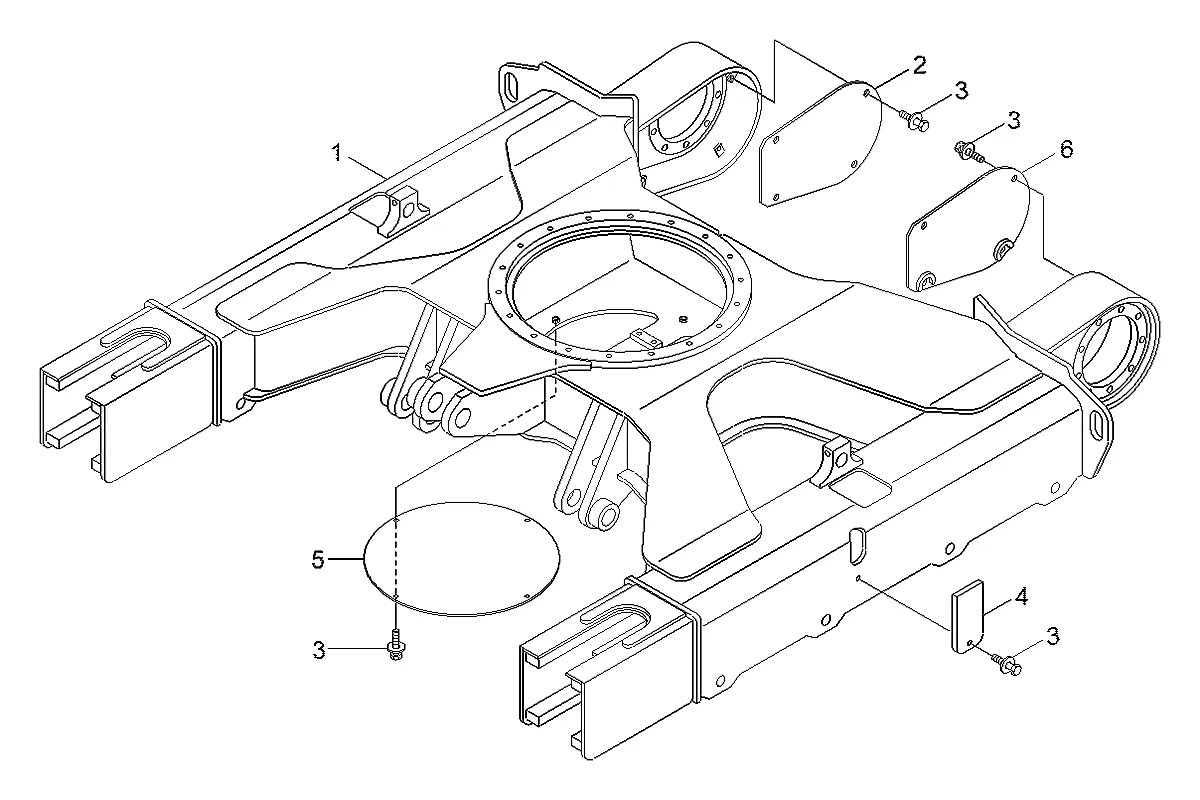 53MH-03010B2 Escavadeira de esteiras Hyundai R35Z-7A