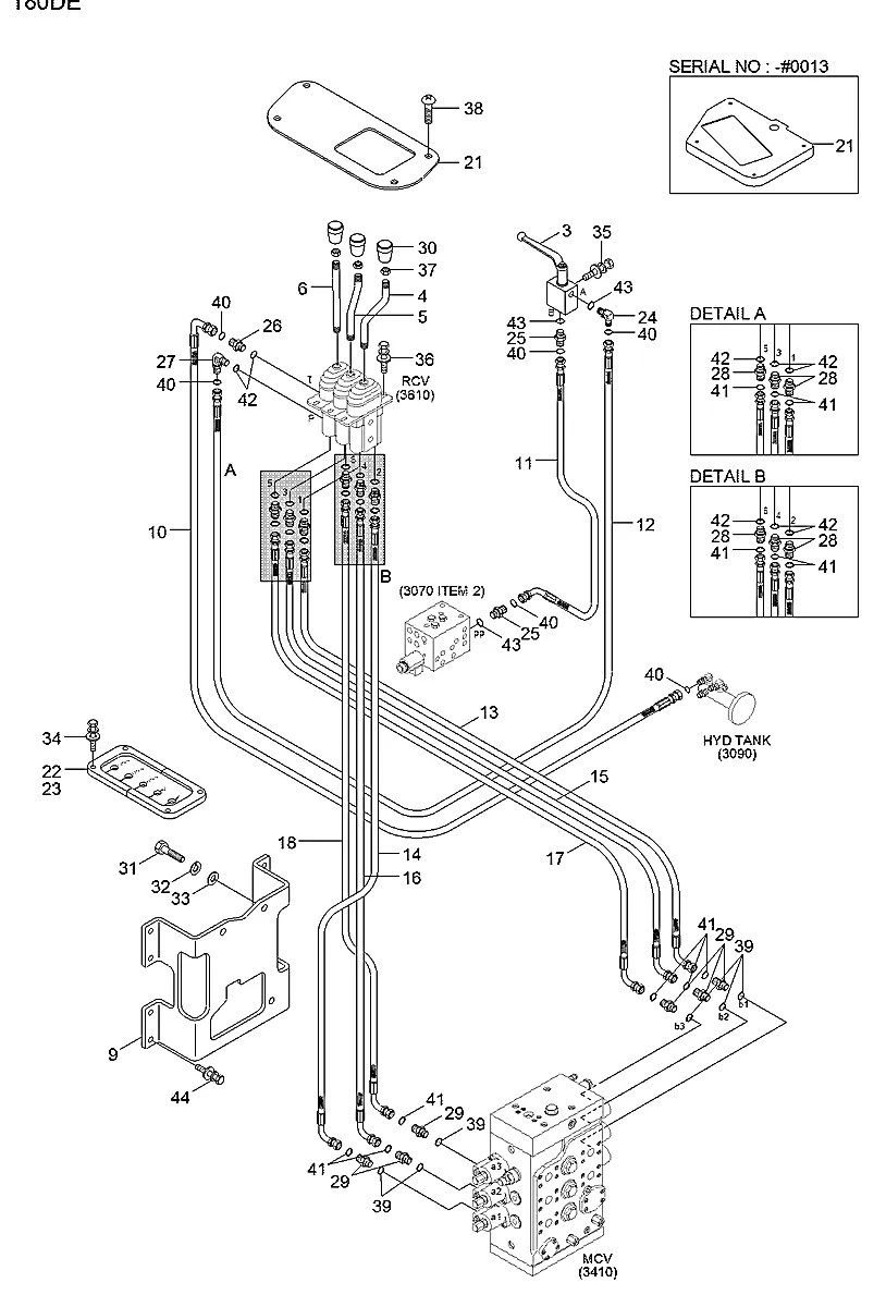 P930-061074 Empilhadeira Hyundai 180D-7E