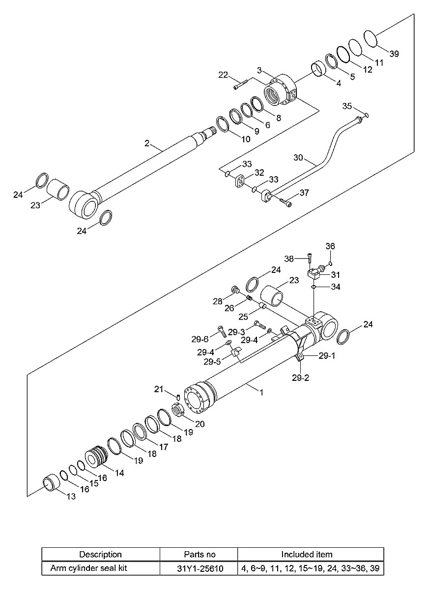 S109-140654 Escavadeira de esteiras Hyundai RD80-7