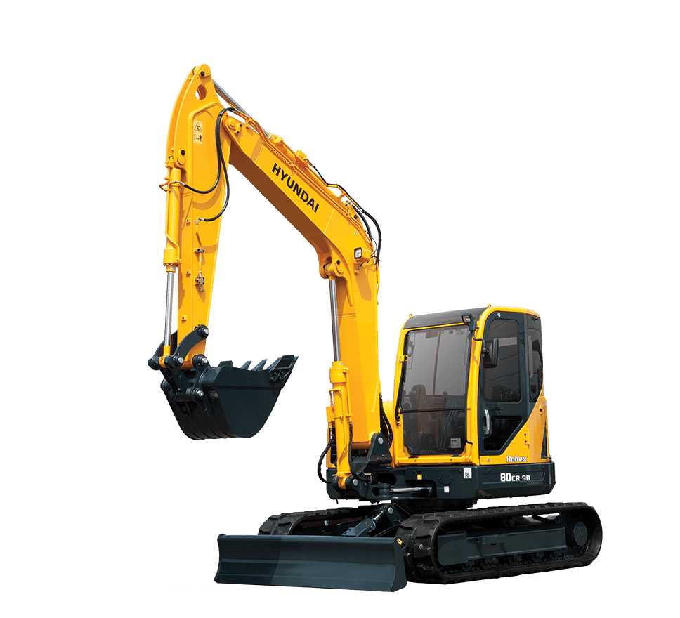 XKAY-00411 Escavadeira de esteiras Hyundai R80CR-9