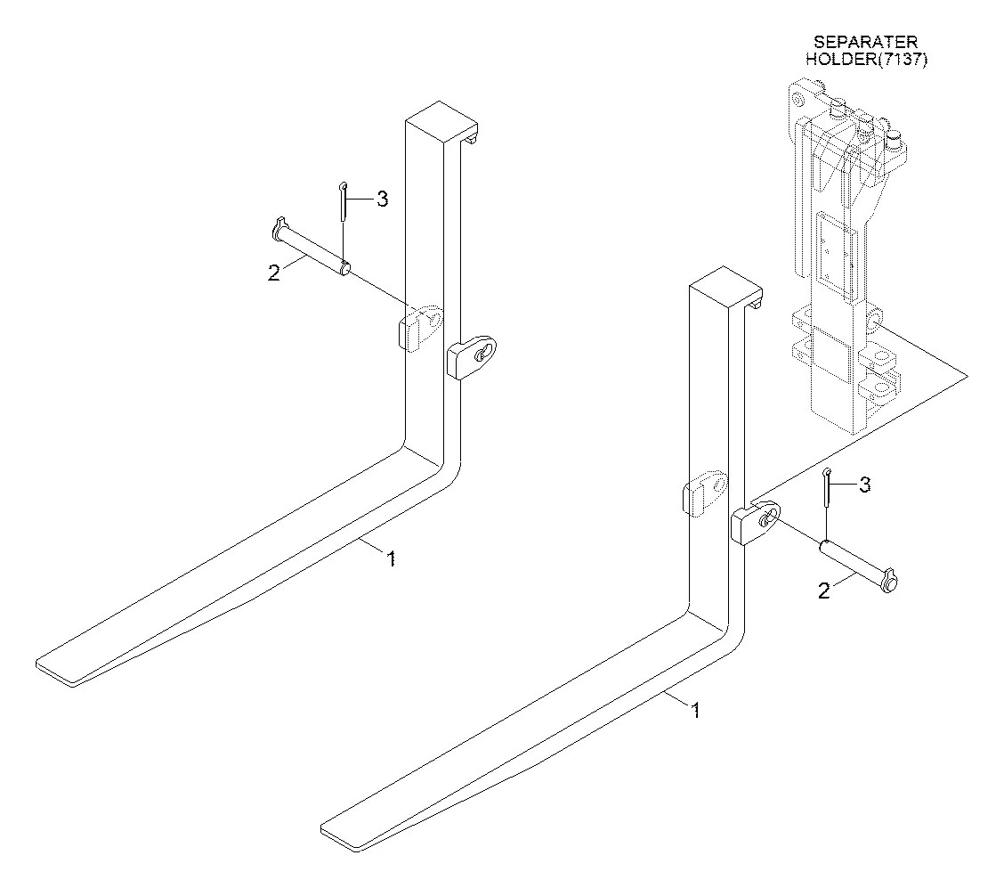 67FT-76300 Empilhadeira Hyundai 110-130-140-160D-7E
