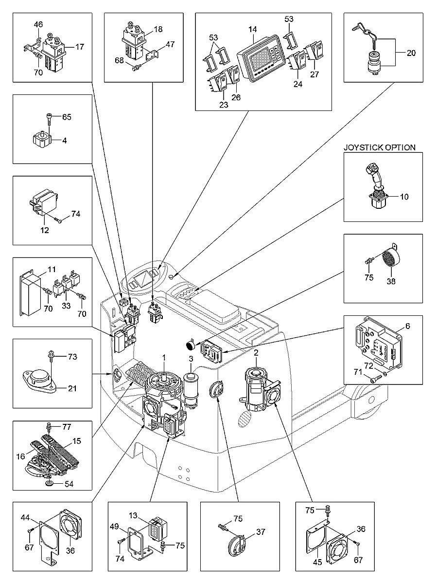 21B2-98033 Empilhadeira Hyundai 14-16BRJ-9