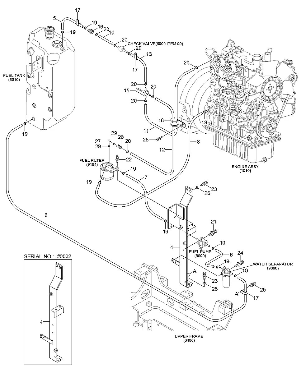 14MK-52070 Escavadeira de esteiras Hyundai R25Z-9AK