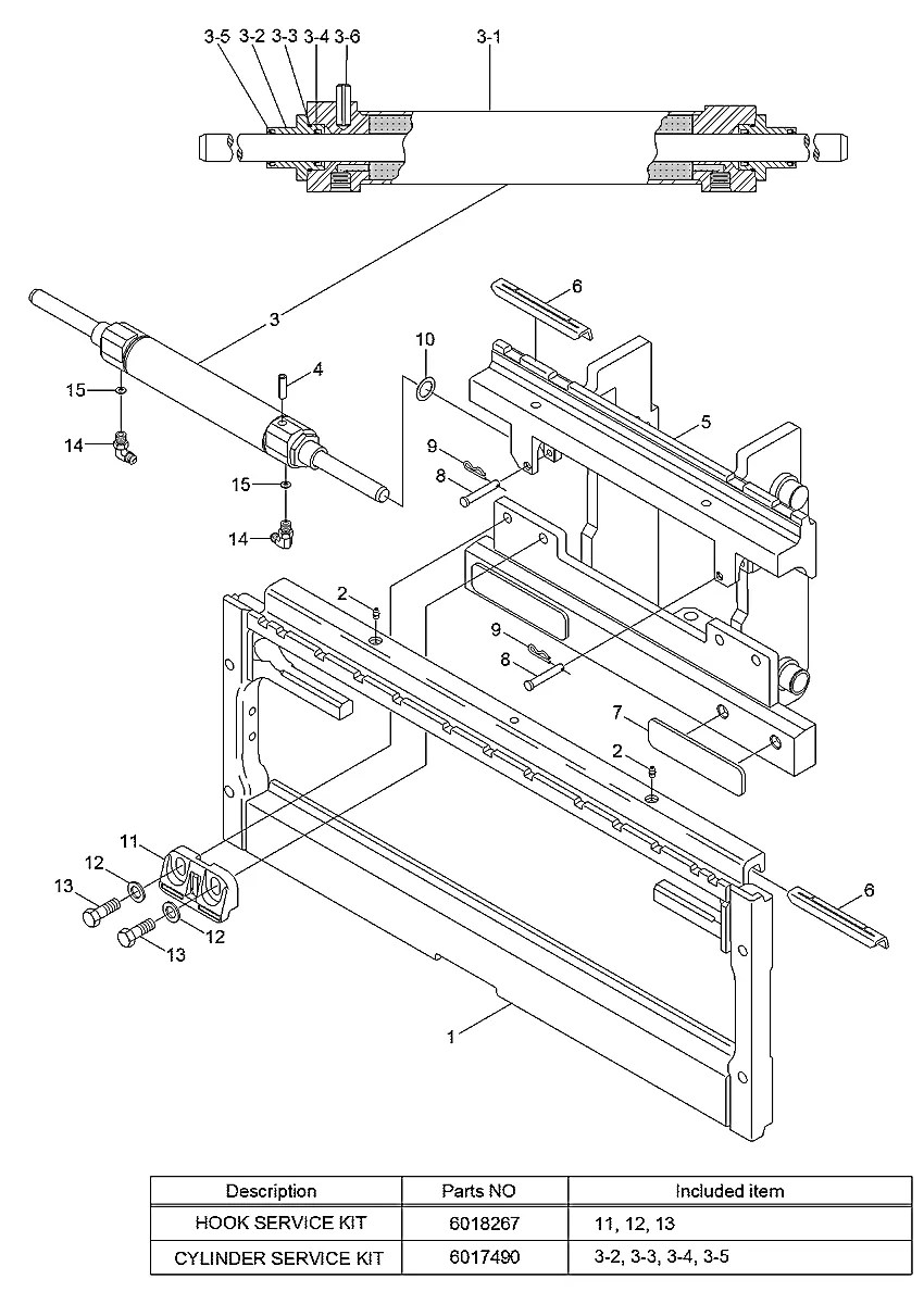 6022929 Empilhadeira Hyundai 15BTR-9