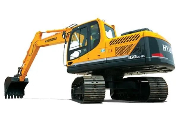 91Q6-63100 Escavadeira de esteiras Hyundai RB160LC-9S