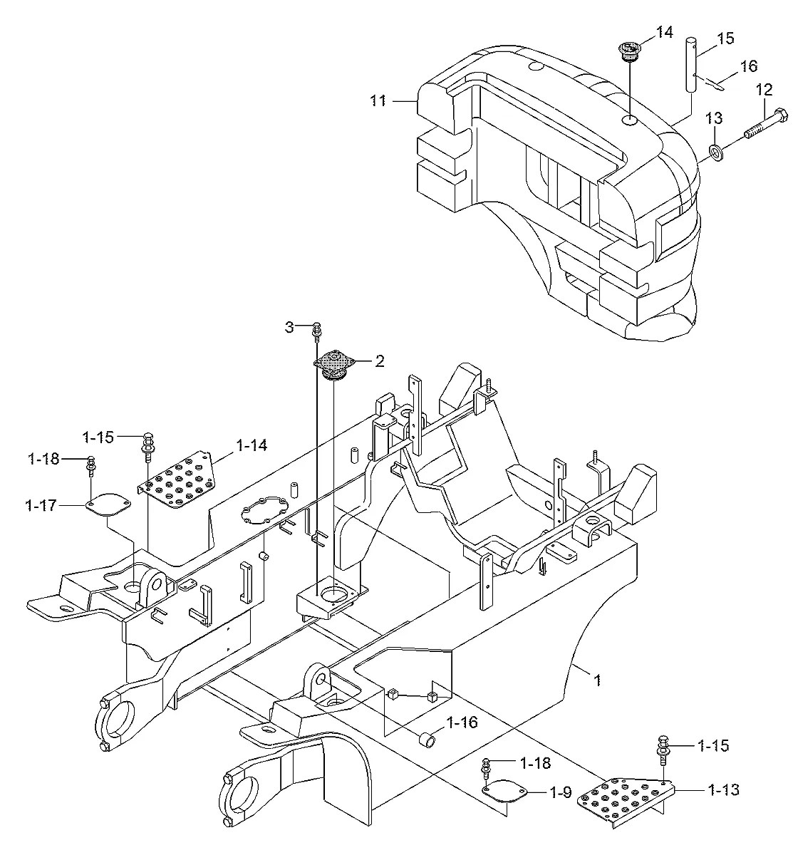 F53100461 Empilhadeira Hyundai HLF20-25-30C-5