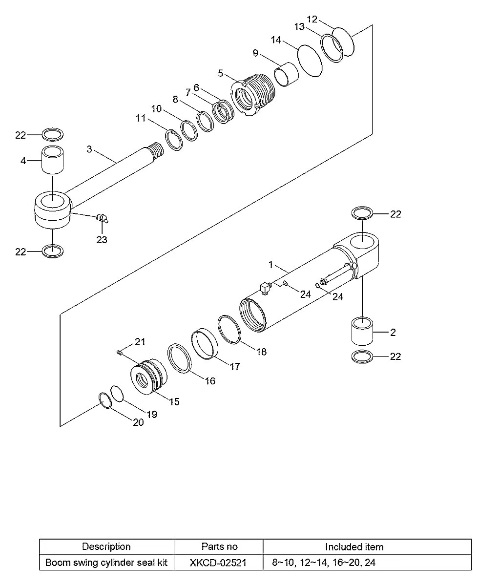 XKCD-02521 Escavadeira de esteiras Hyundai R80CR-9A