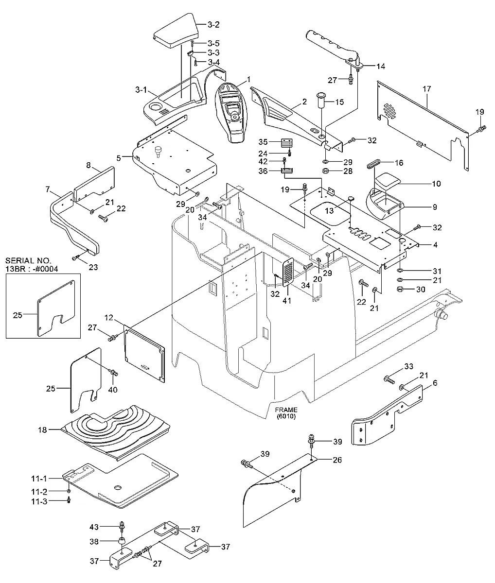 71FP-11121 Empilhadeira Hyundai 10BR-7 