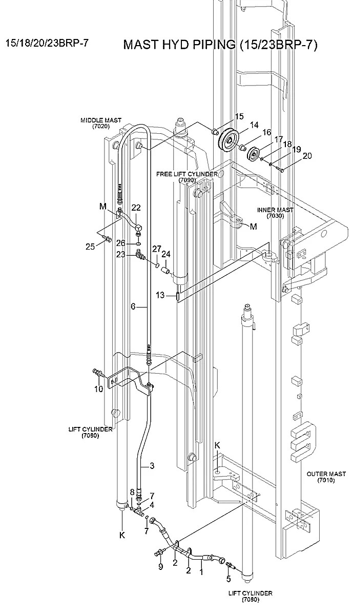 P910-104127 Empilhadeira Hyundai 15-18-20-23BRP-7