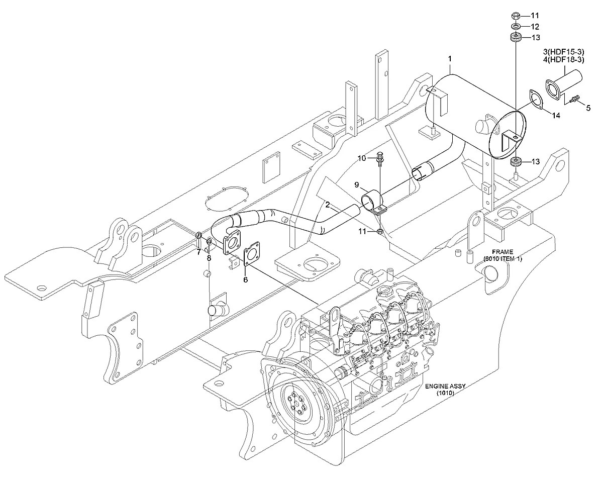 F11220041 Empilhadeira Hyundai HDF15-18-III