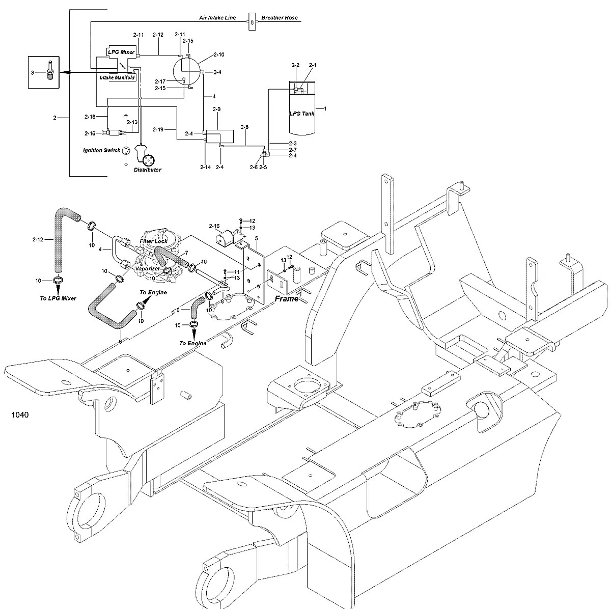 F53230060 Empilhadeira Hyundai HLF20-25-30C-II