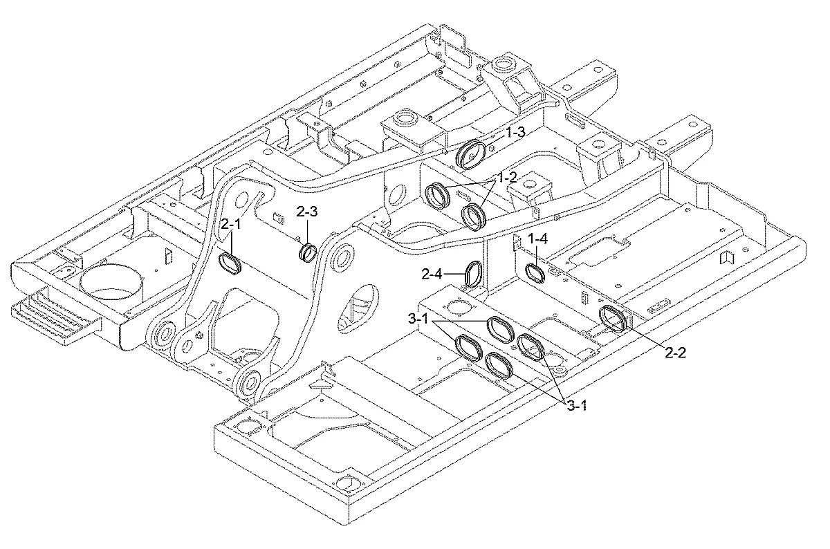 S760-041008 Escavadeira de esteiras Hyundai R260LC-9A