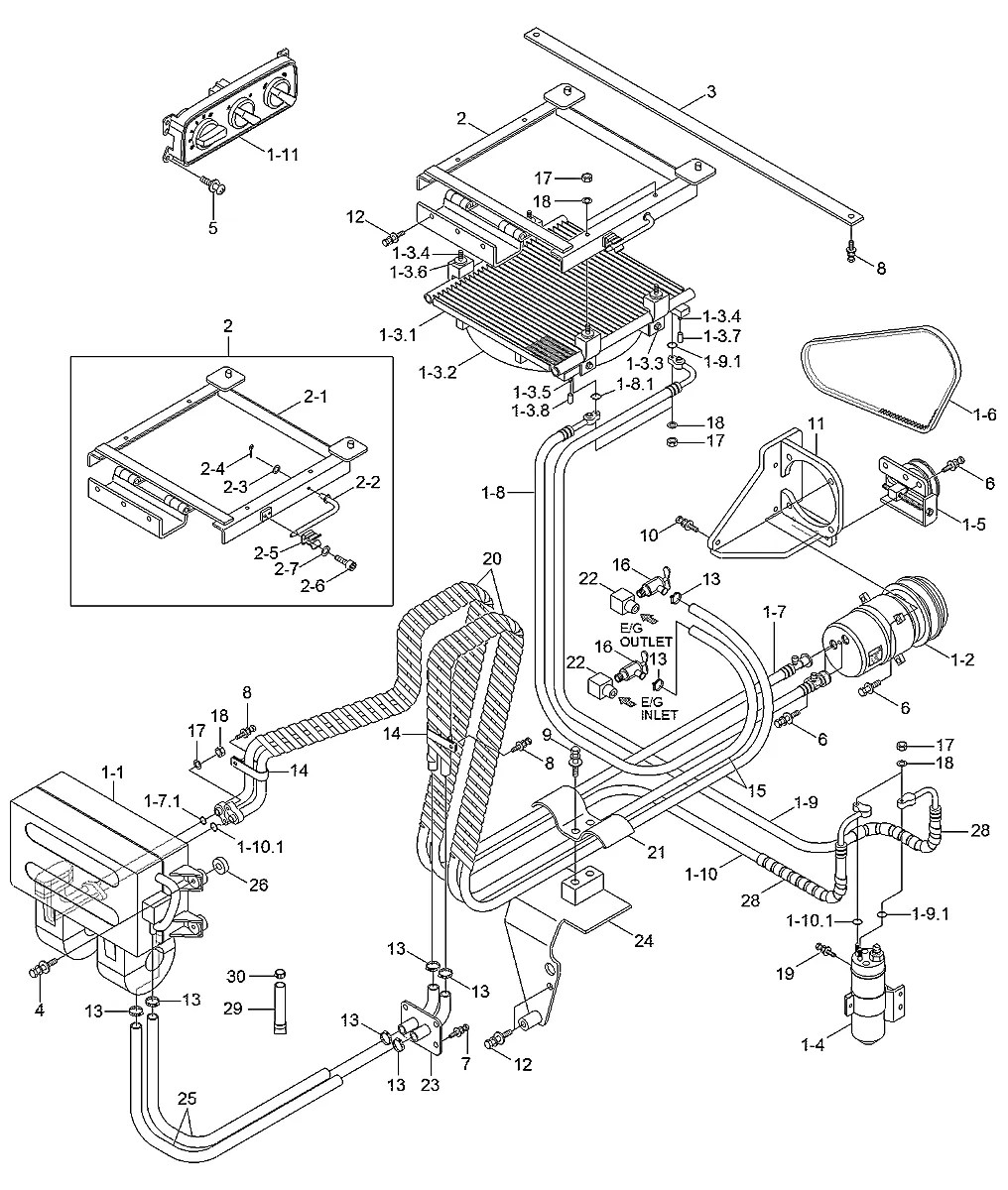 11S8-90012 Mini carregadeira Hyundai HSL650-7A