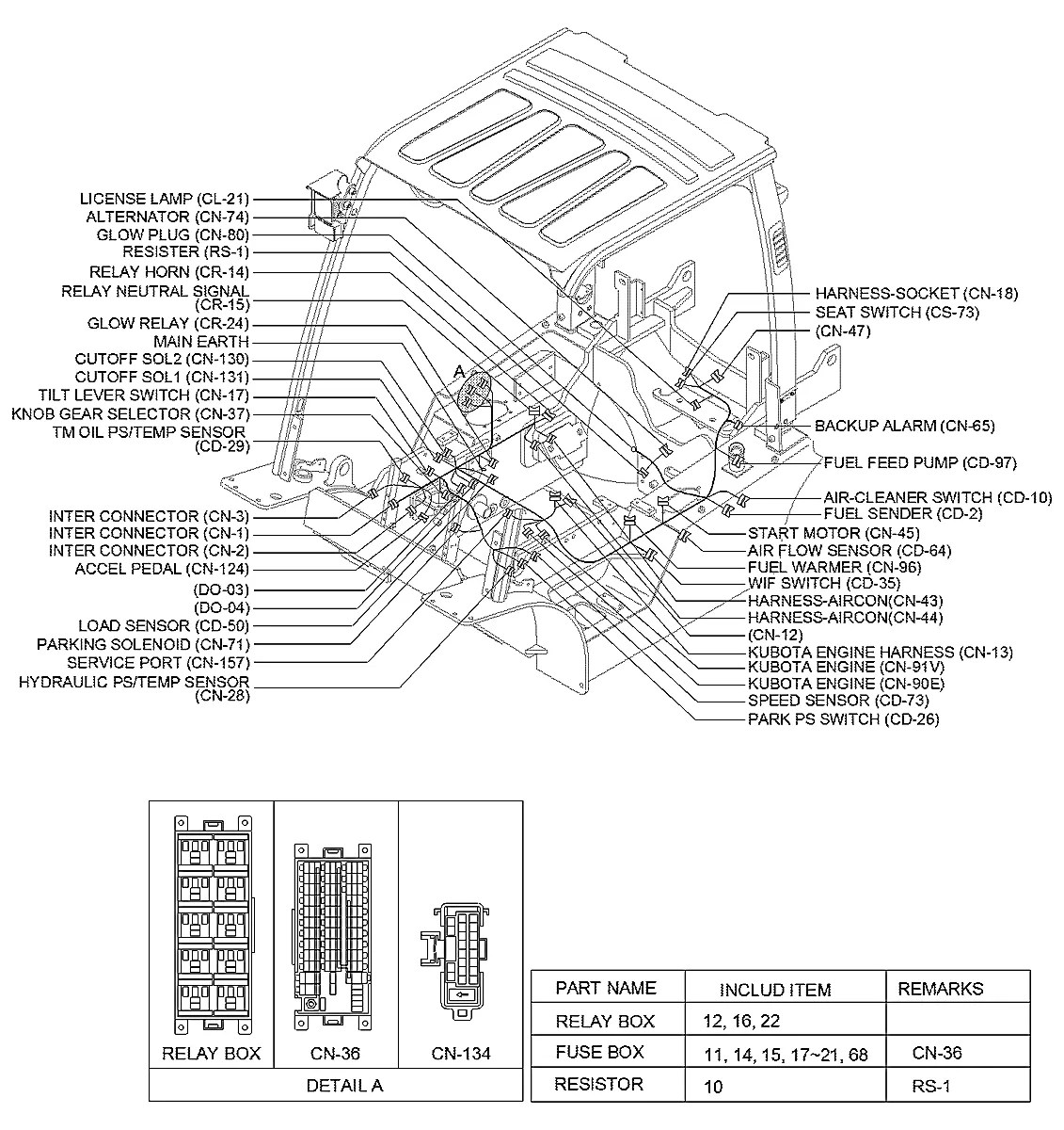 21HN-55040 Empilhadeira Hyundai 22-25-30-33-35DA-9