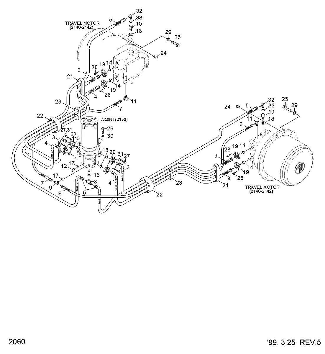 34E7-03010 Escavadeira de esteiras Hyundai R450LC-3A