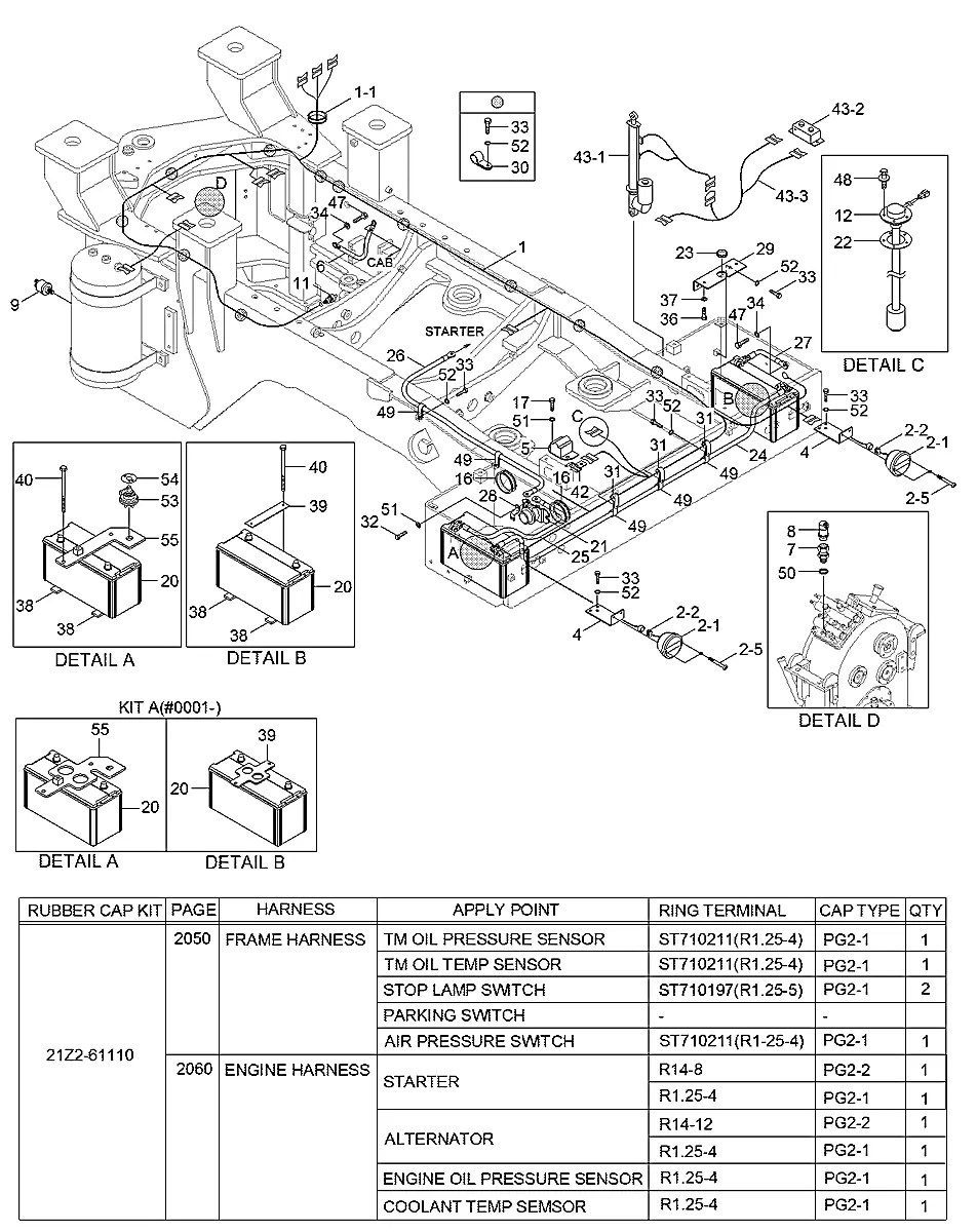 21Z2-03220 Pá-carregadeira Hyundai SL735