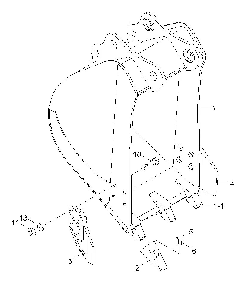 61N1-32010 Escavadeira de esteiras Hyundai R80-7